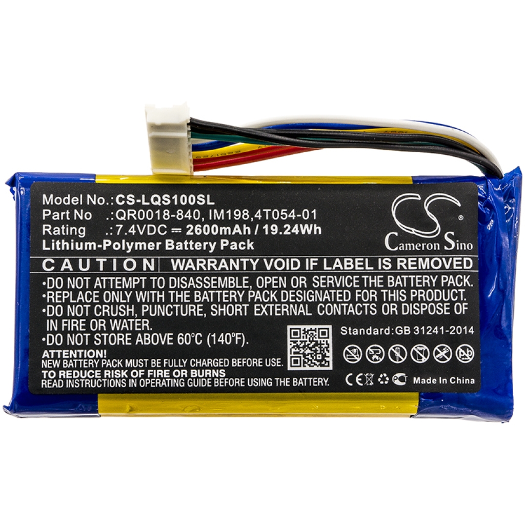 Akut Kotiturvakameran akku CS-LQS100SL