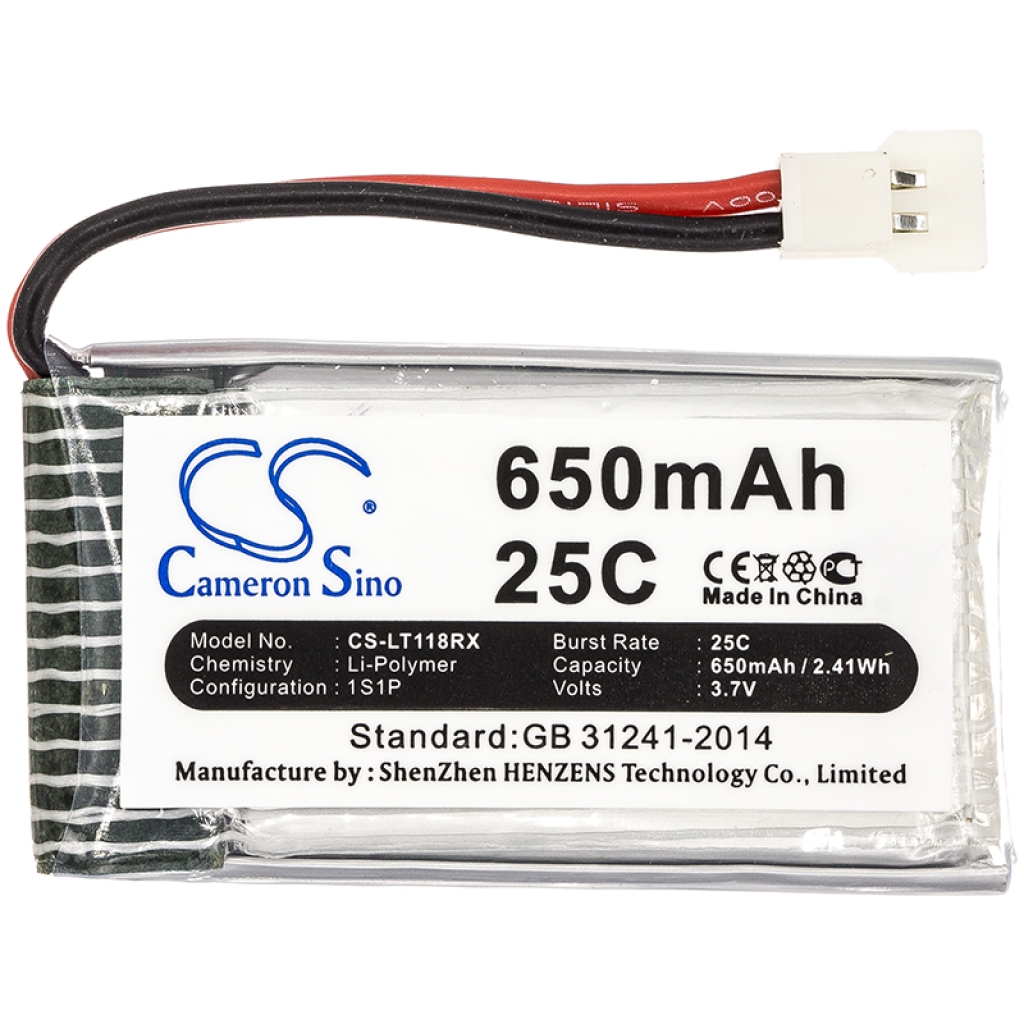 Yhteensopiva akun vaihto Hubsan H107C-A24