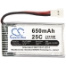 Yhteensopiva akun vaihto Hubsan H107C-A24