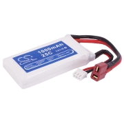 Battery compatibleWith RC hobby batteries