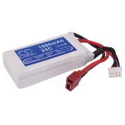 Battery compatibleWith RC hobby batteries
