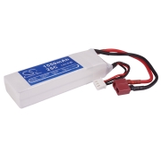 Battery compatibleWith RC hobby batteries
