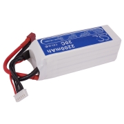 Battery compatibleWith RC hobby batteries