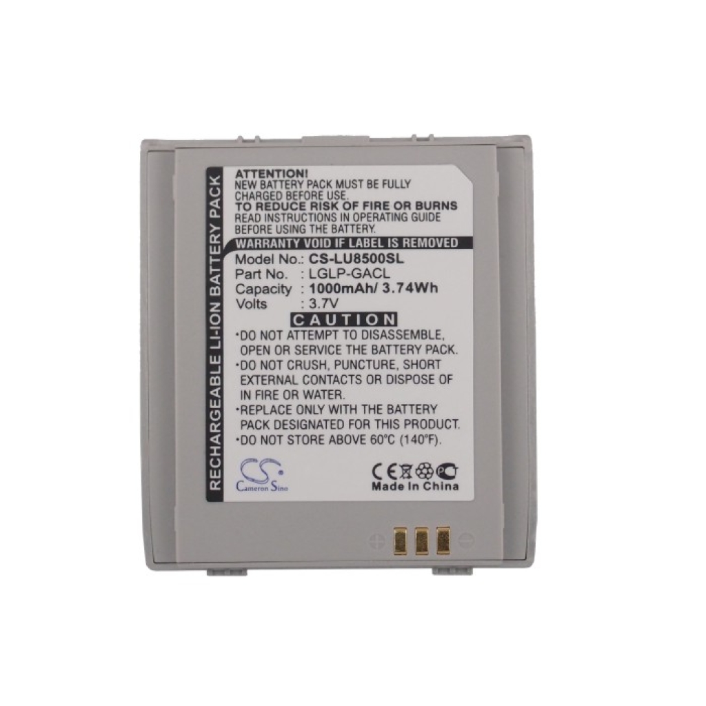 Akku yhteensopiva LG CS-LU8500SL
