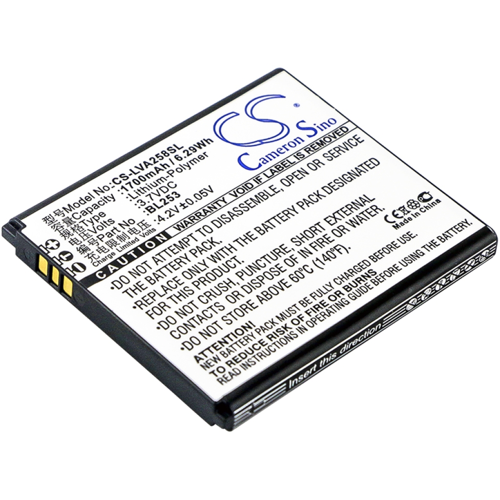 Yhteensopiva akun vaihto Motorola BL253