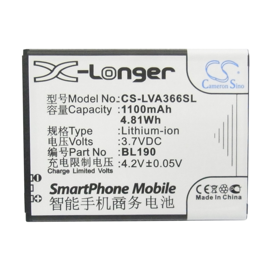 Yhteensopiva akun vaihto LENOVO BL190