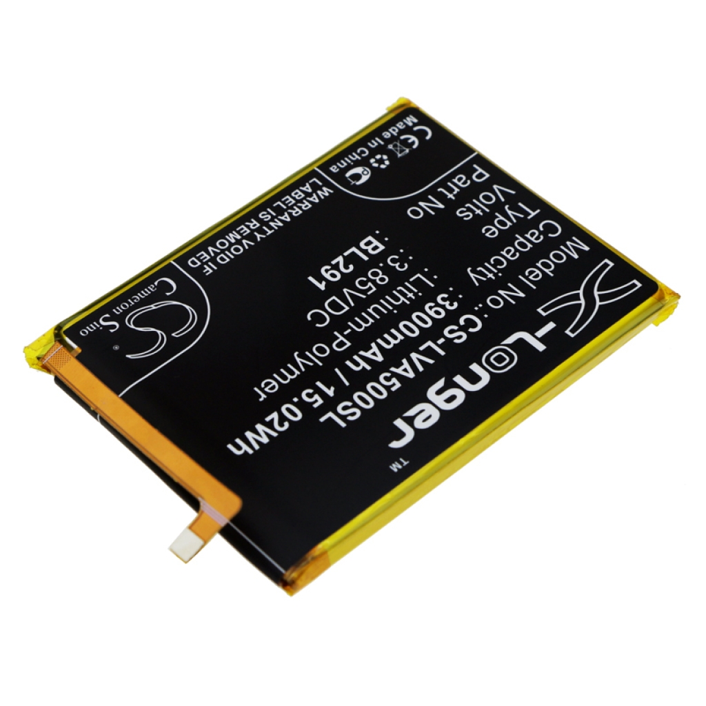 Matkapuhelimen akku Lenovo A5 (CS-LVA500SL)
