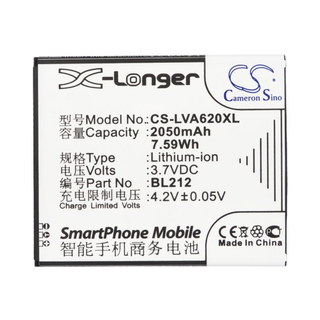 Yhteensopiva akun vaihto LENOVO BL212,BL225