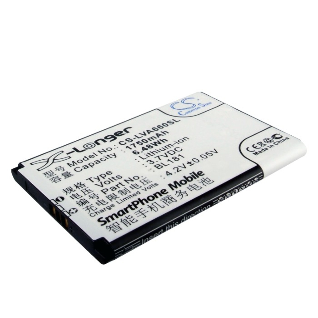 Yhteensopiva akun vaihto LENOVO BL181