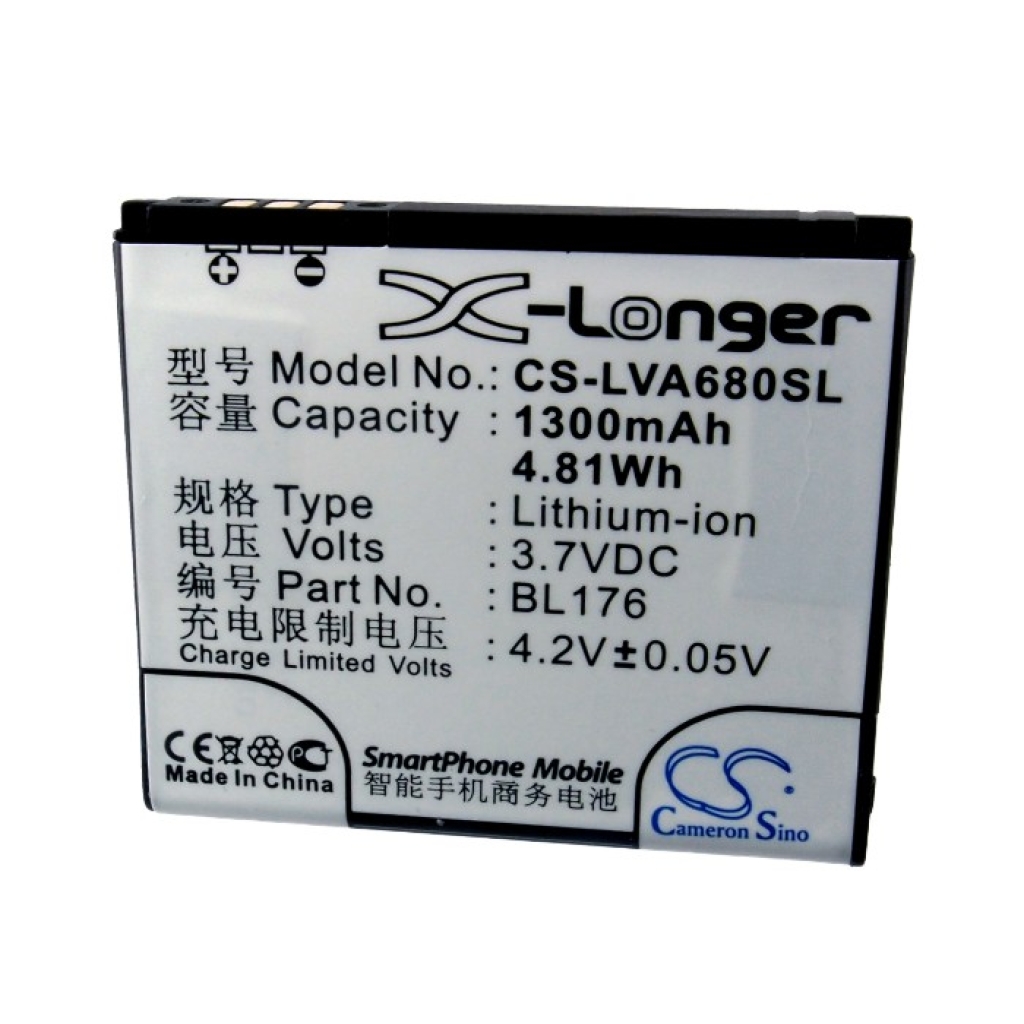 Akku yhteensopiva Lenovo Haier CS-LVA680SL