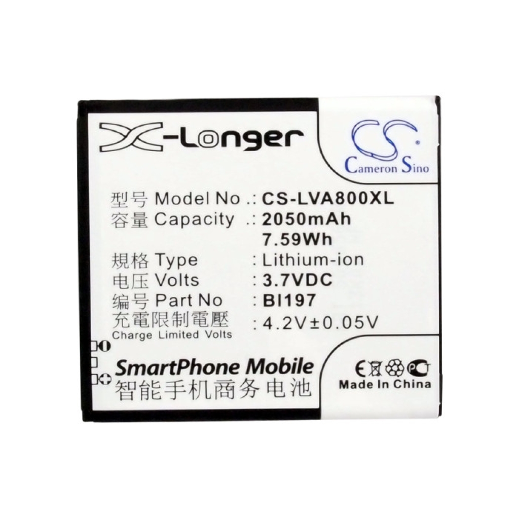 Yhteensopiva akun vaihto LENOVO BL197