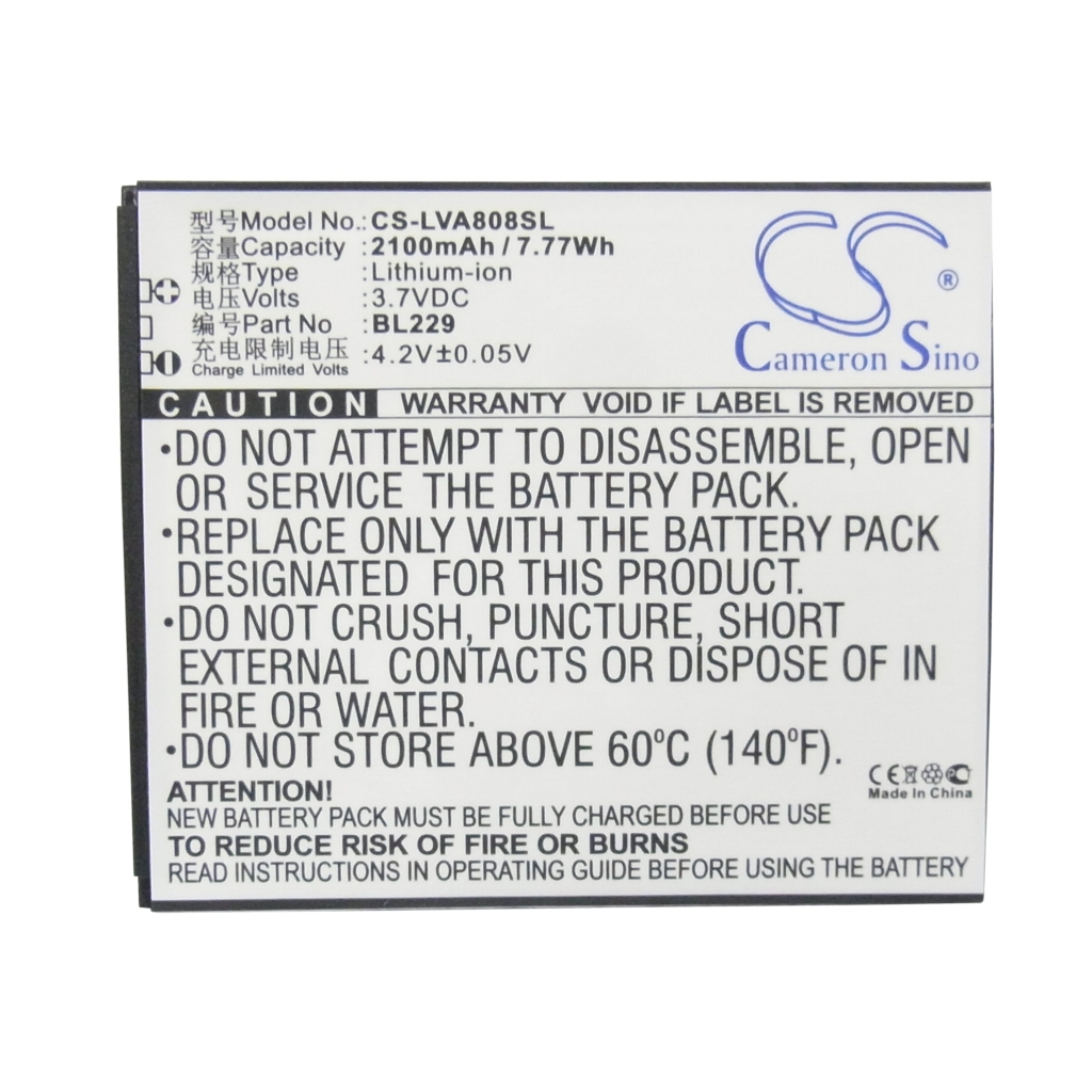 Yhteensopiva akun vaihto LENOVO BL229