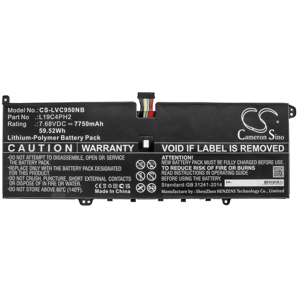 Yhteensopiva akun vaihto LENOVO L19C4PH2