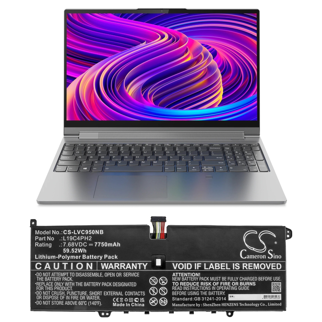 Yhteensopiva akun vaihto LENOVO L19C4PH2