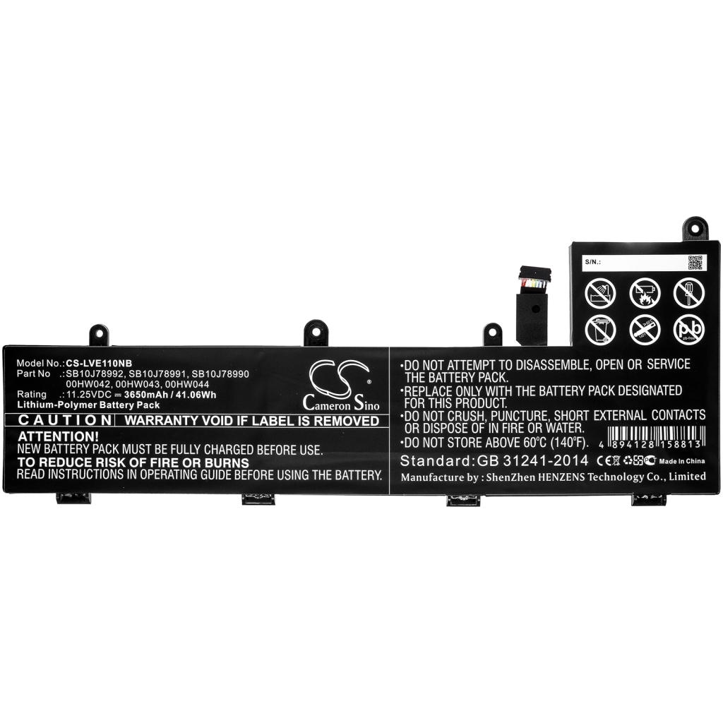 Akut Tabletin akku CS-LVE110NB