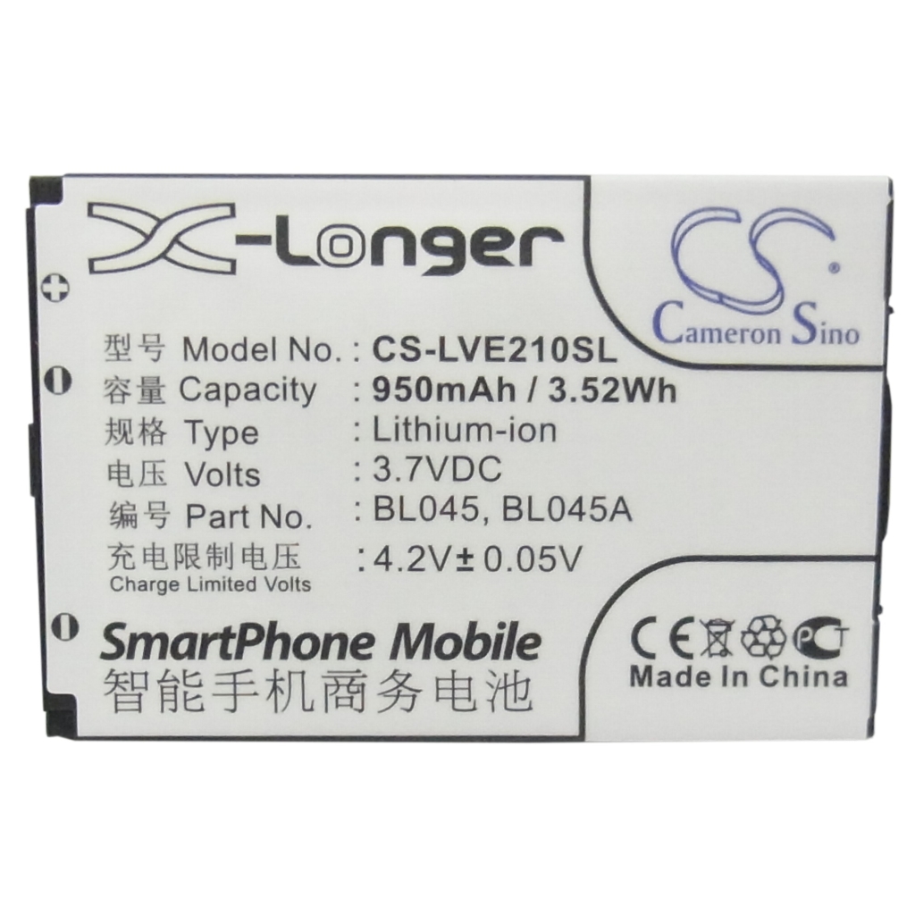 Akku yhteensopiva Lenovo CS-LVE210SL