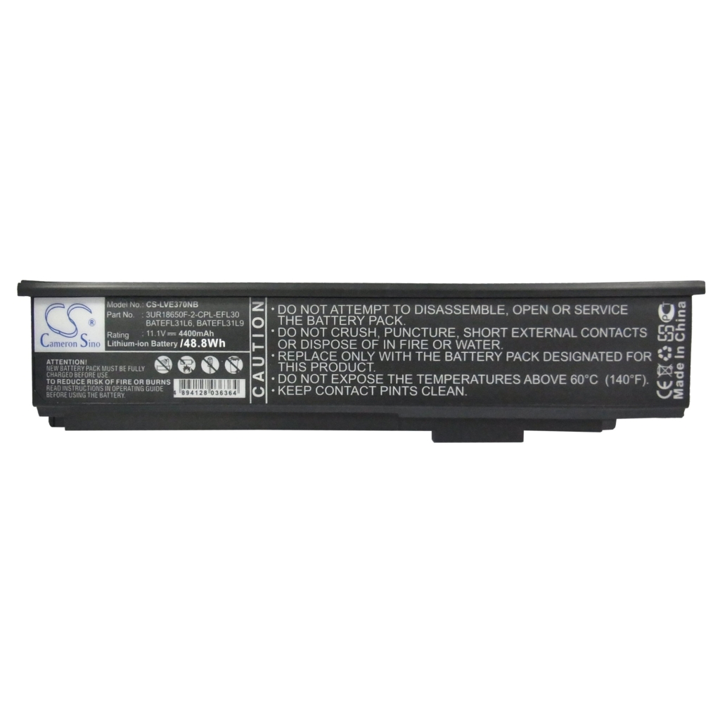 Akku yhteensopiva Lenovo CS-LVE370NB