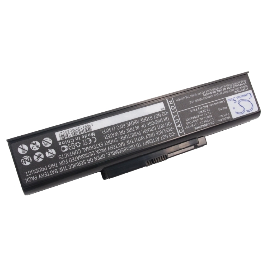 Kannettavan tietokoneen akku Lenovo ThinkPad Edge K43S
