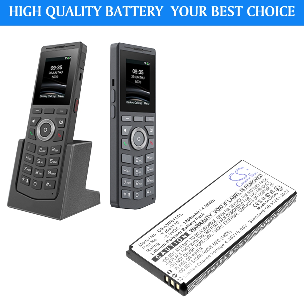 Akku Korvaa YJ563170