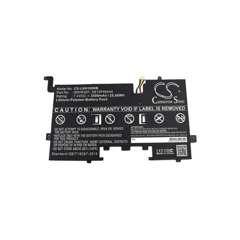Yhteensopiva akun vaihto LENOVO 00HW007,SB10F46444