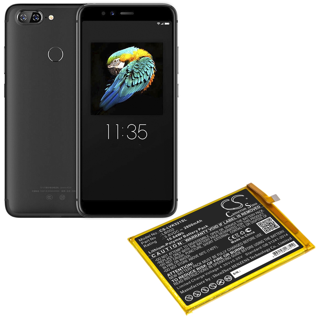 Yhteensopiva akun vaihto LENOVO LB002