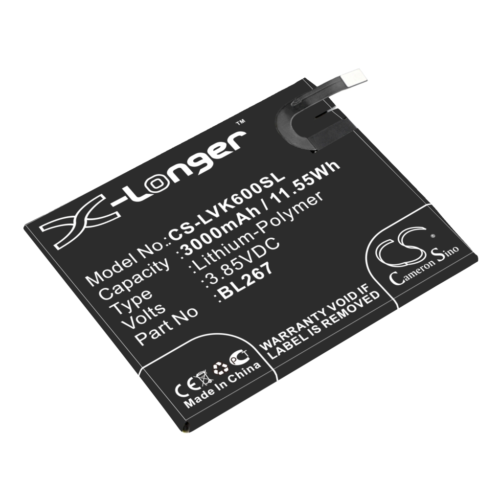 Yhteensopiva akun vaihto LENOVO BL267