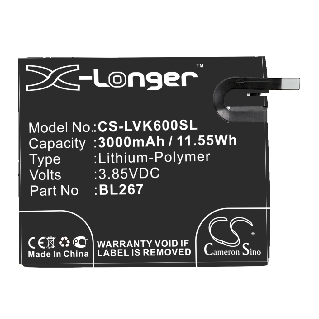 Yhteensopiva akun vaihto LENOVO BL267