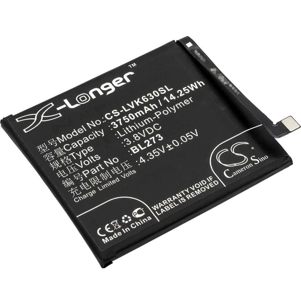 Yhteensopiva akun vaihto LENOVO BL273