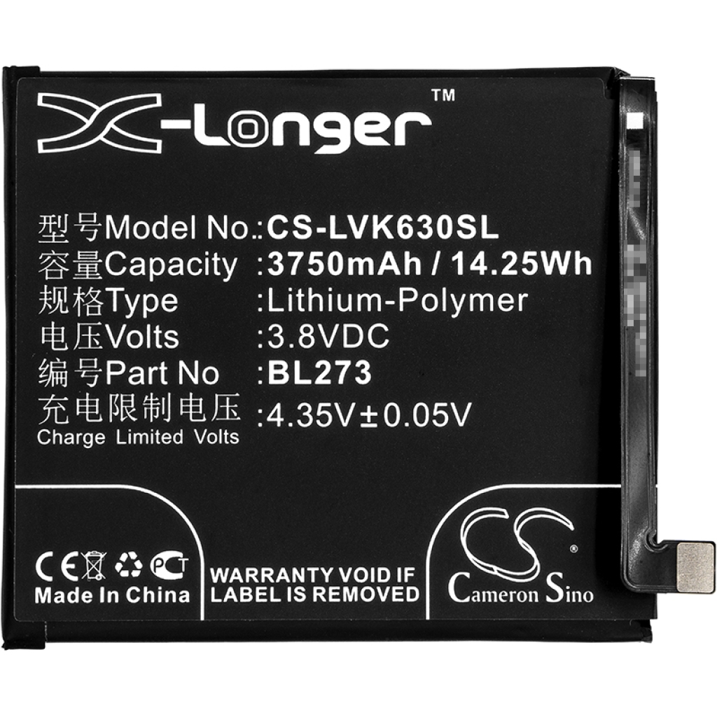 Yhteensopiva akun vaihto LENOVO BL273