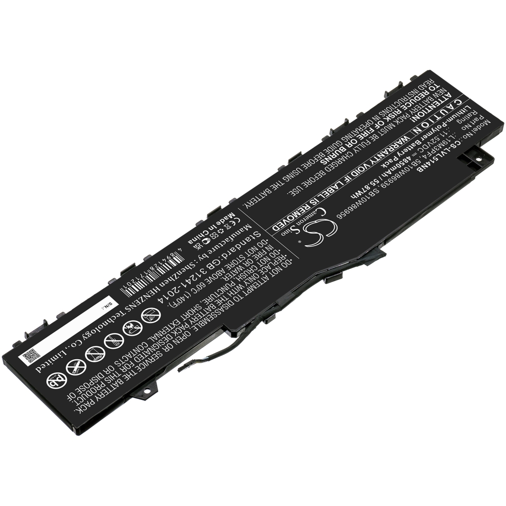 Yhteensopiva akun vaihto LENOVO 5B10W86939,L19M3PF4,SB10W86956