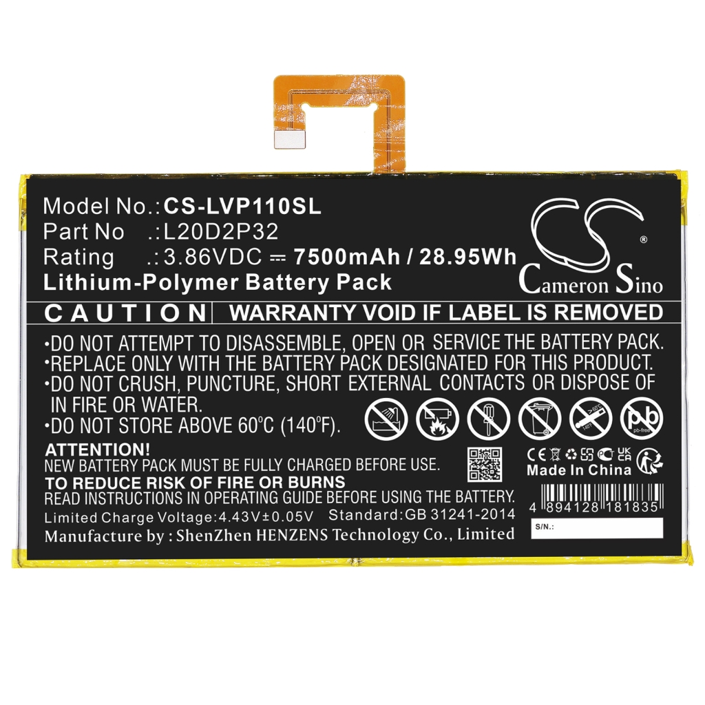 Tabletin akku Matco CS-LVP110SL