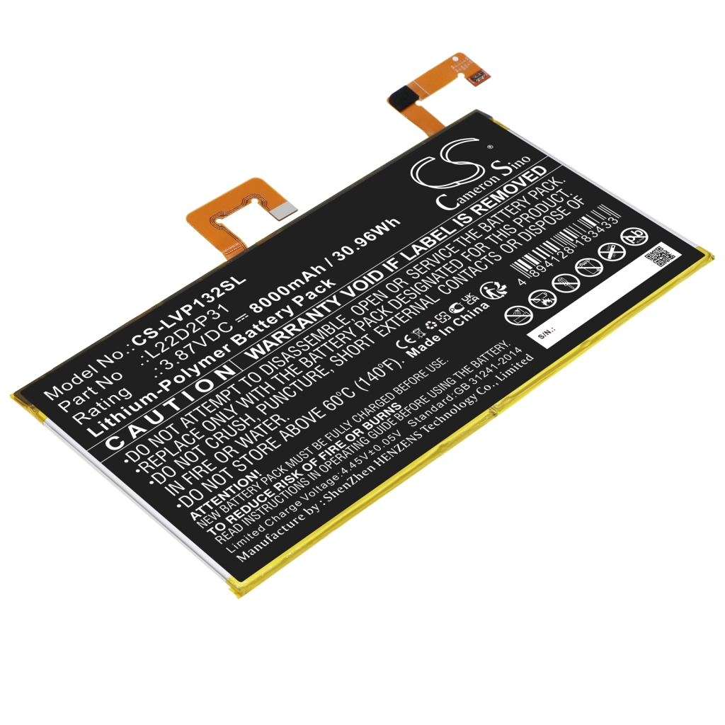 Tabletin akku Lenovo TB-J706 (CS-LVP132SL)