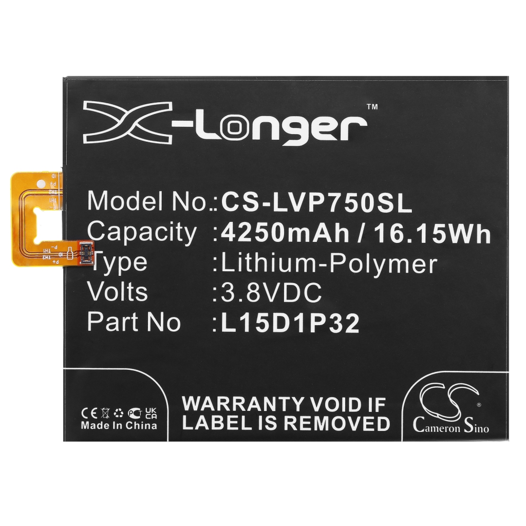 Yhteensopiva akun vaihto LENOVO L15D1P32