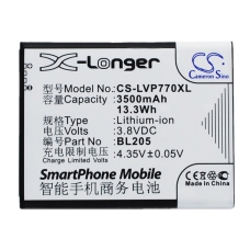 Yhteensopiva akun vaihto LENOVO BL205
