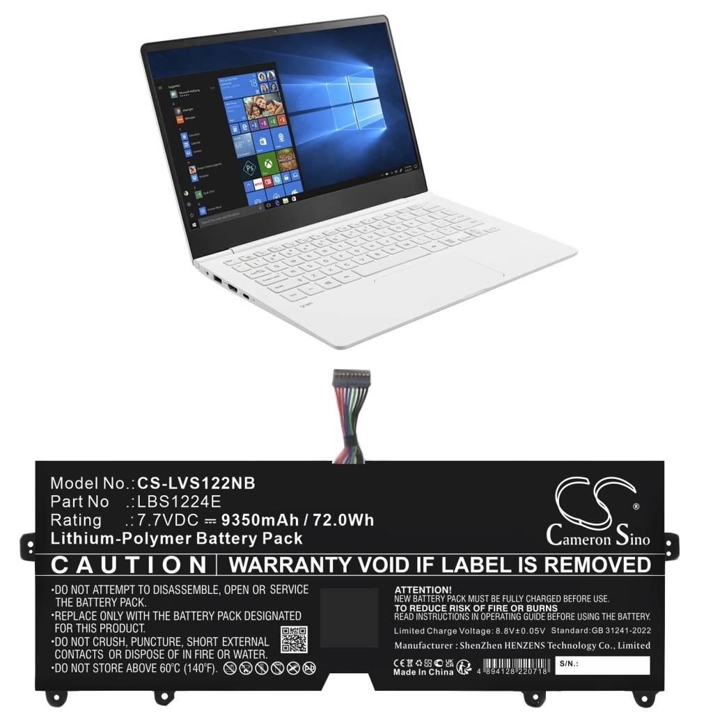 Kannettavan tietokoneen akku LG CS-LVS122NB