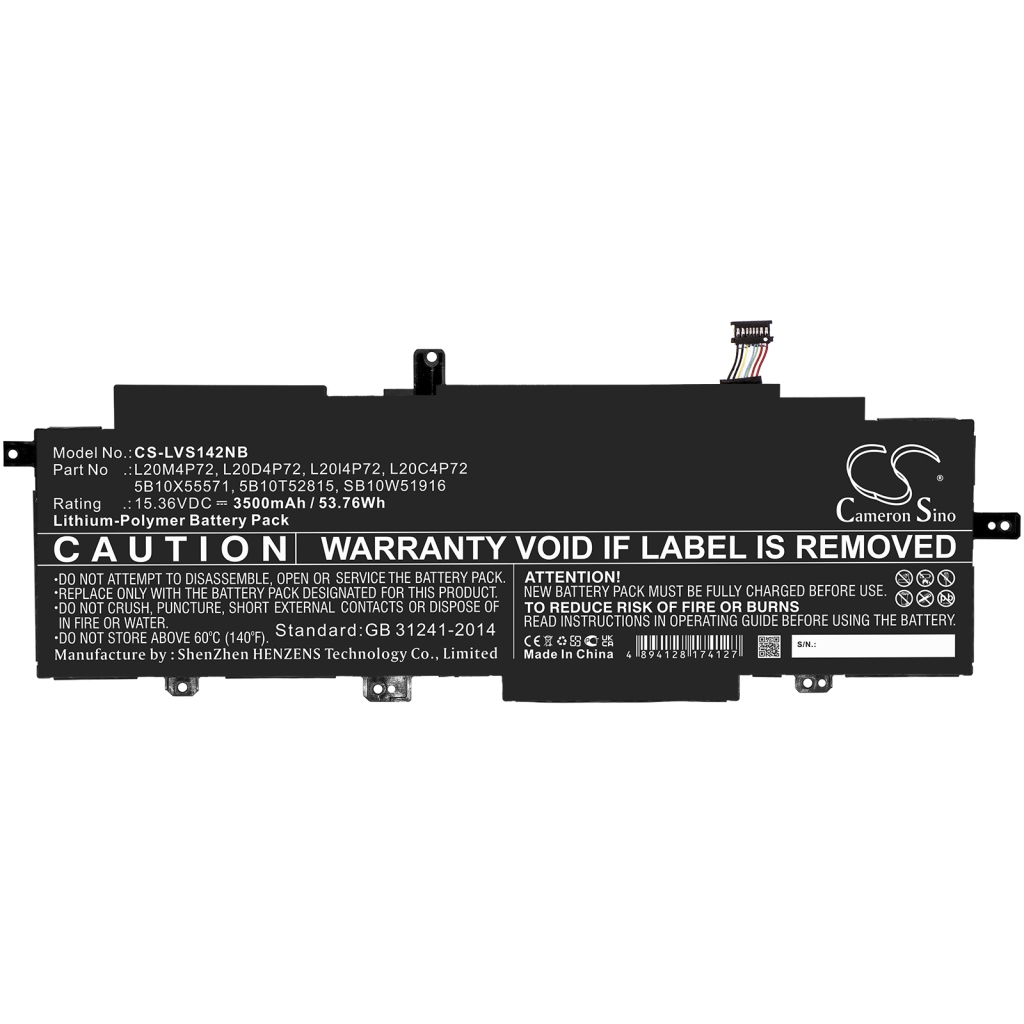 Kannettavan tietokoneen akku Lenovo CS-LVS142NB