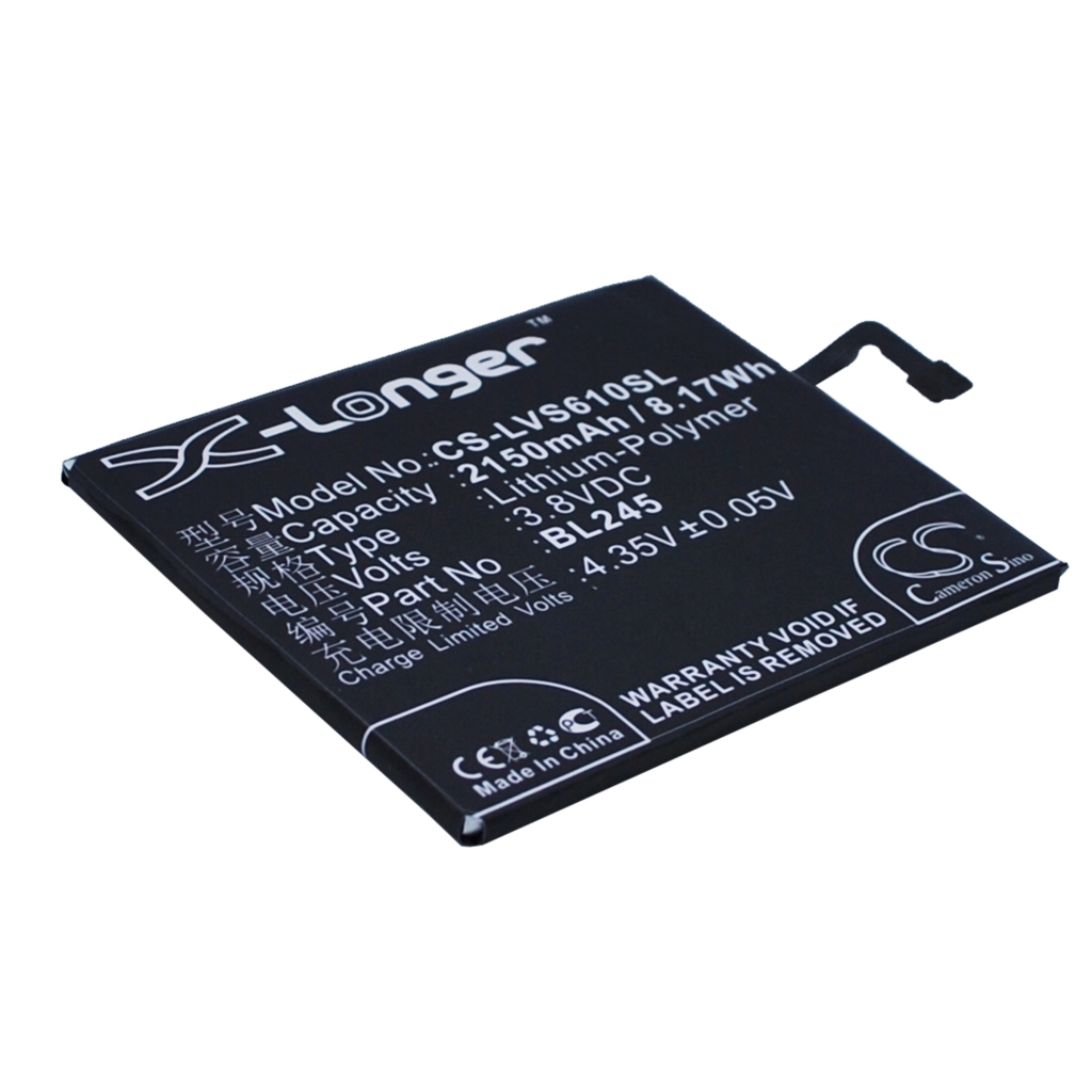 Matkapuhelimen akku Lenovo S60-w (CS-LVS610SL)