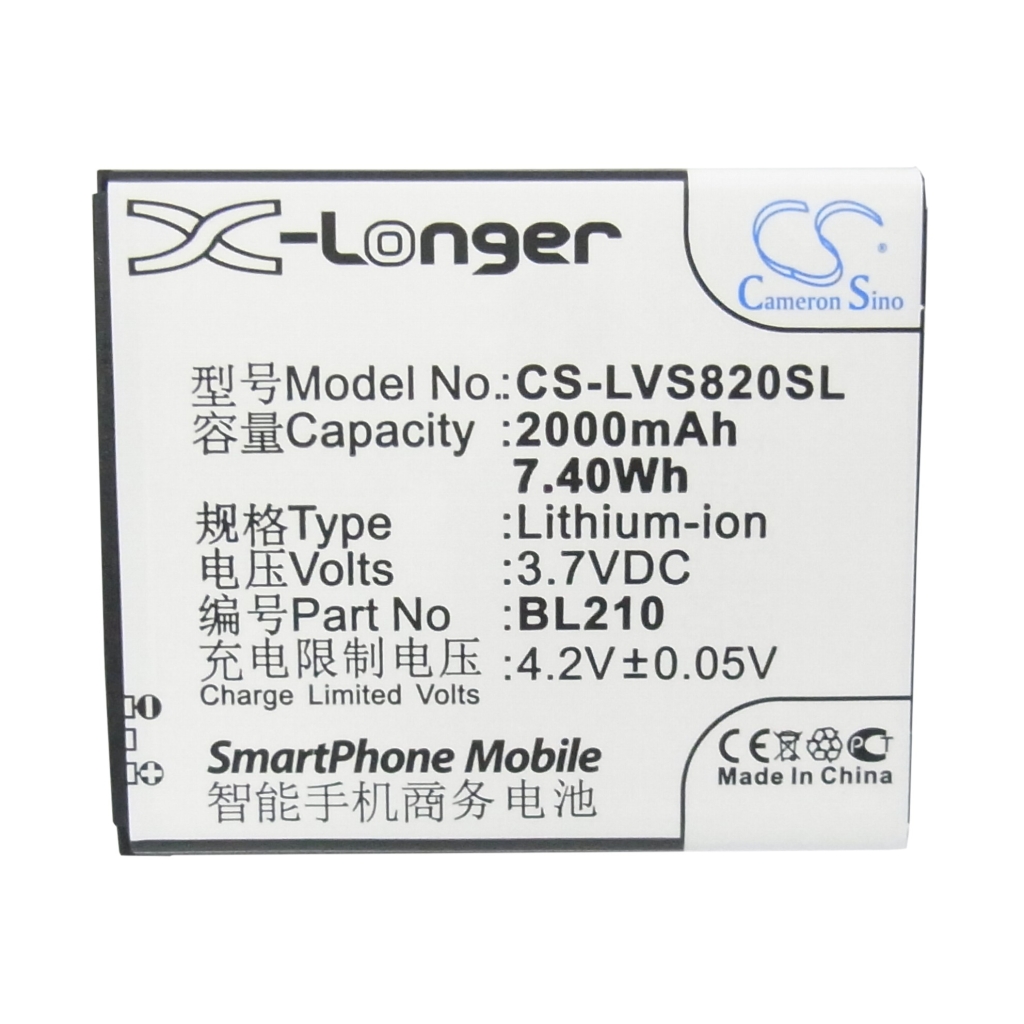 Yhteensopiva akun vaihto LENOVO BL210