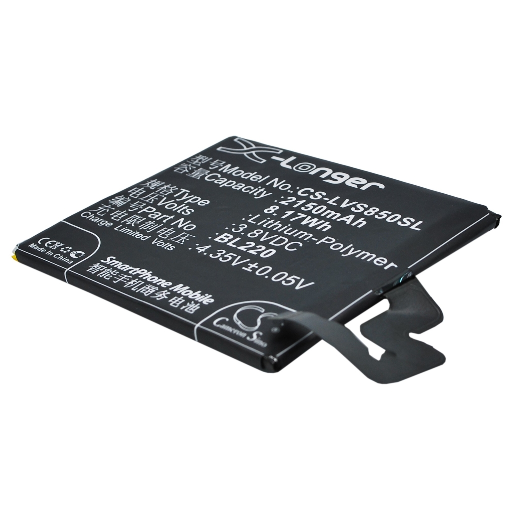 Matkapuhelimen akku Lenovo S850 (CS-LVS850SL)