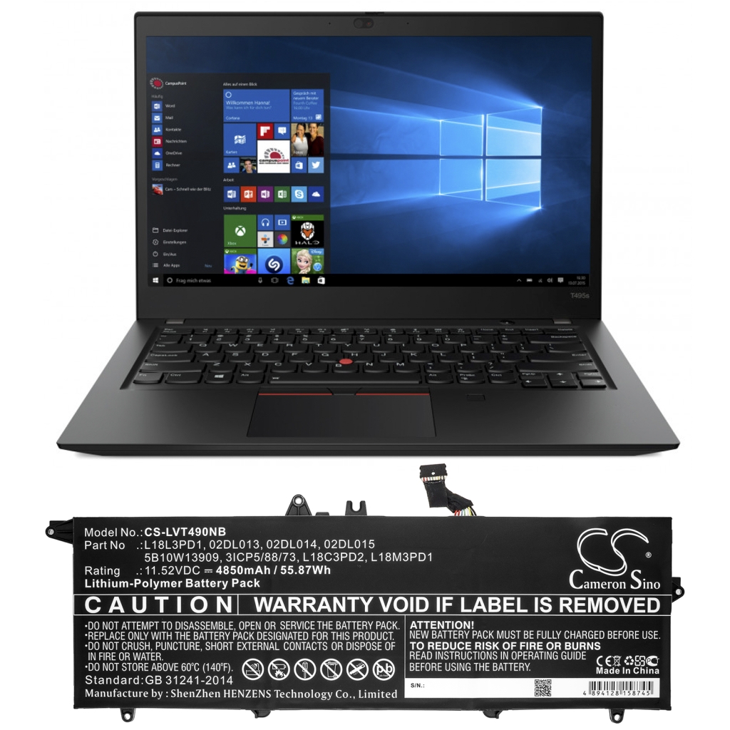 Lenovo ThinkPad T490s-20NYS02A00