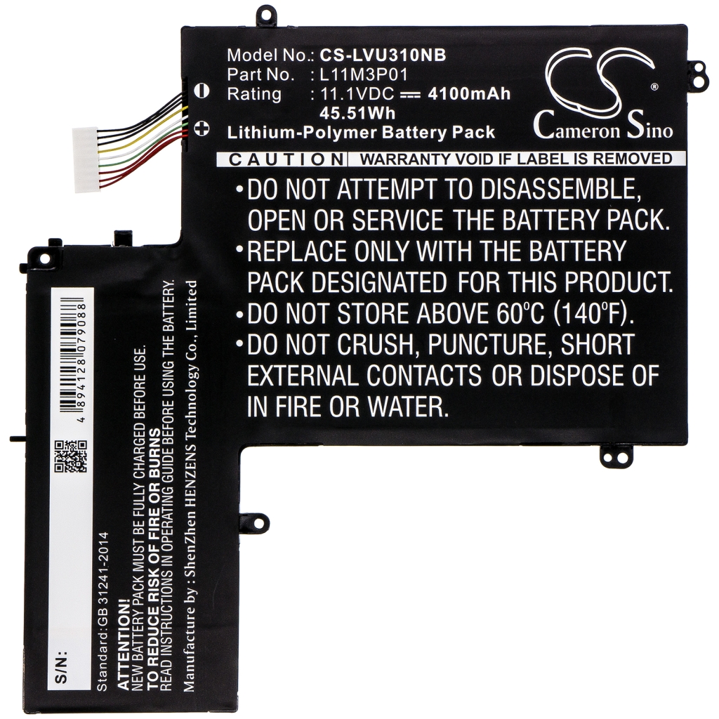 Yhteensopiva akun vaihto LENOVO L11M3P01