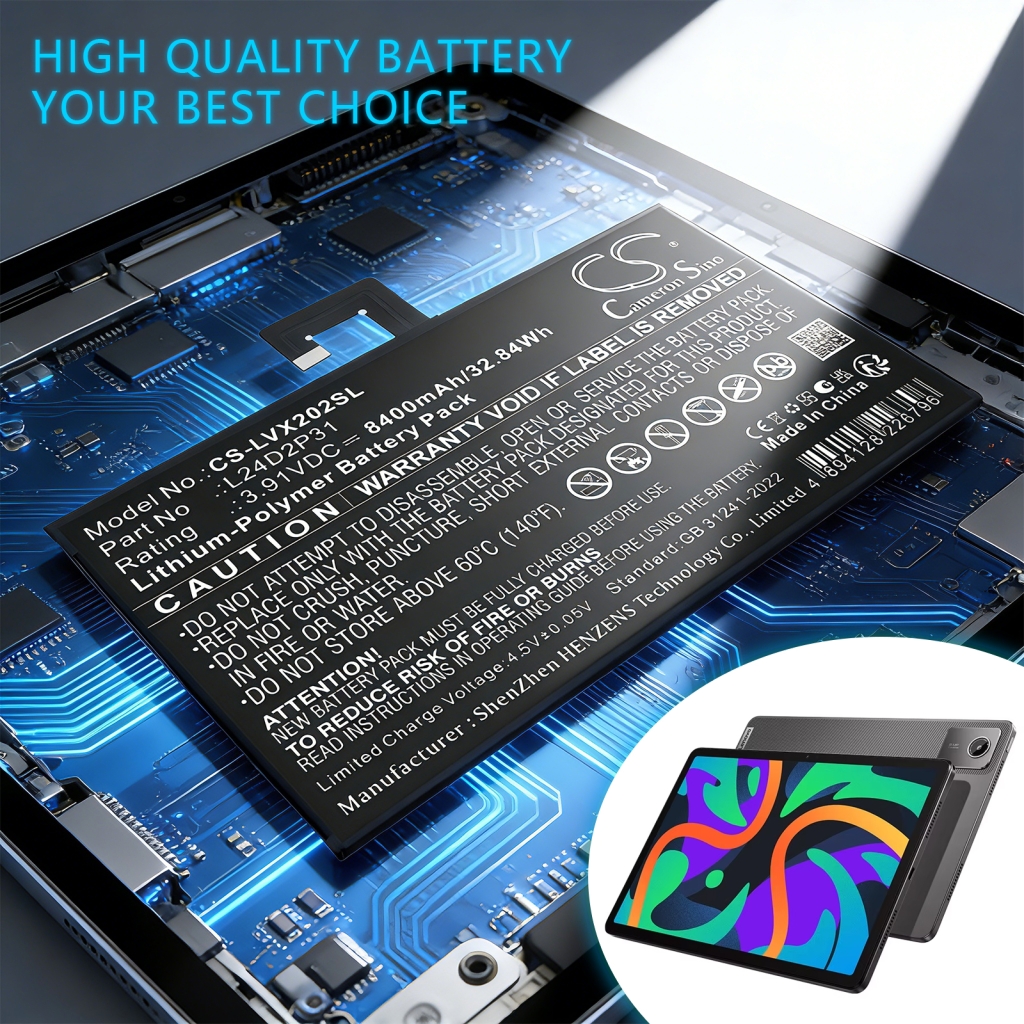 Akku yhteensopiva Lenovo CS-LVX202SL
