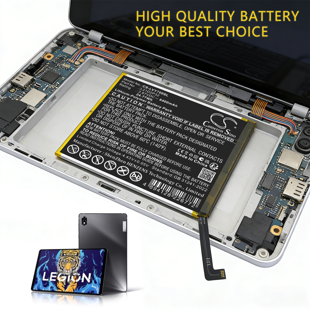 Akku yhteensopiva Lenovo CS-LVY700SL