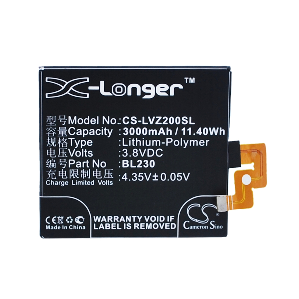 Yhteensopiva akun vaihto LENOVO BL230
