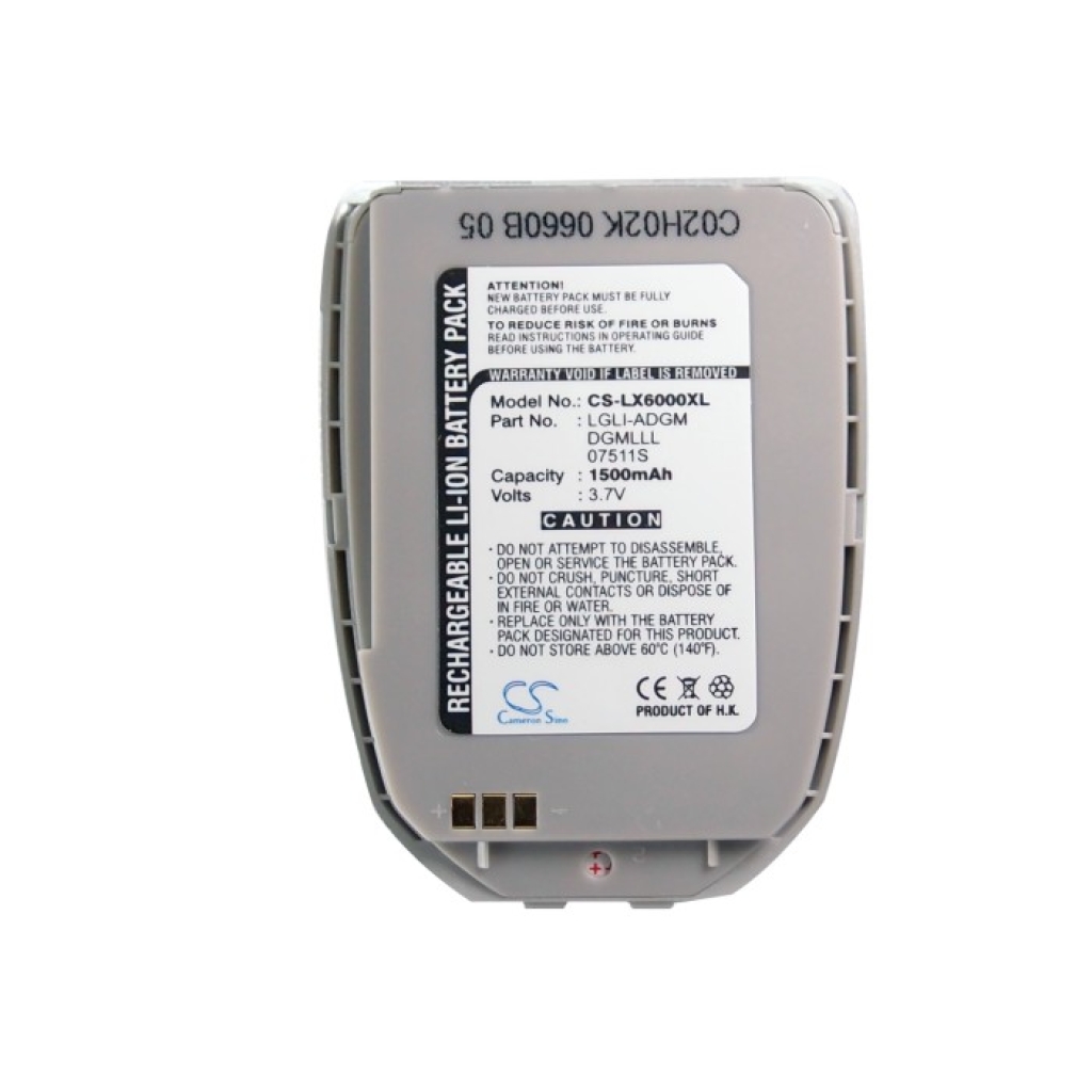 Akku yhteensopiva LG CS-LX6000XL