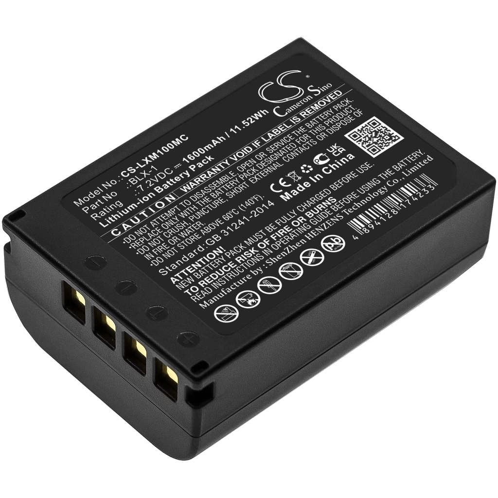 Akut Kameran akku CS-LXM100MC