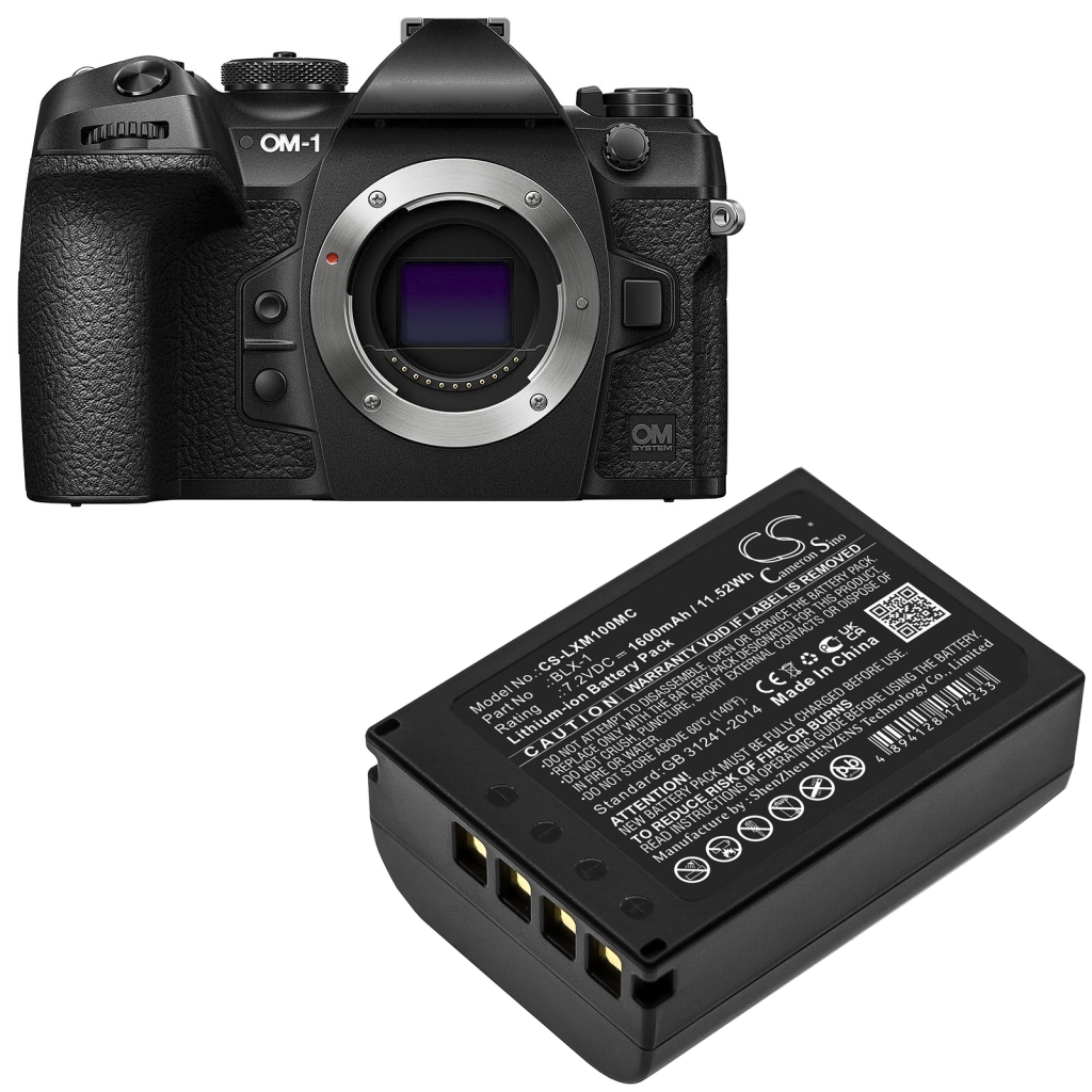 Akut Kameran akku CS-LXM100MC