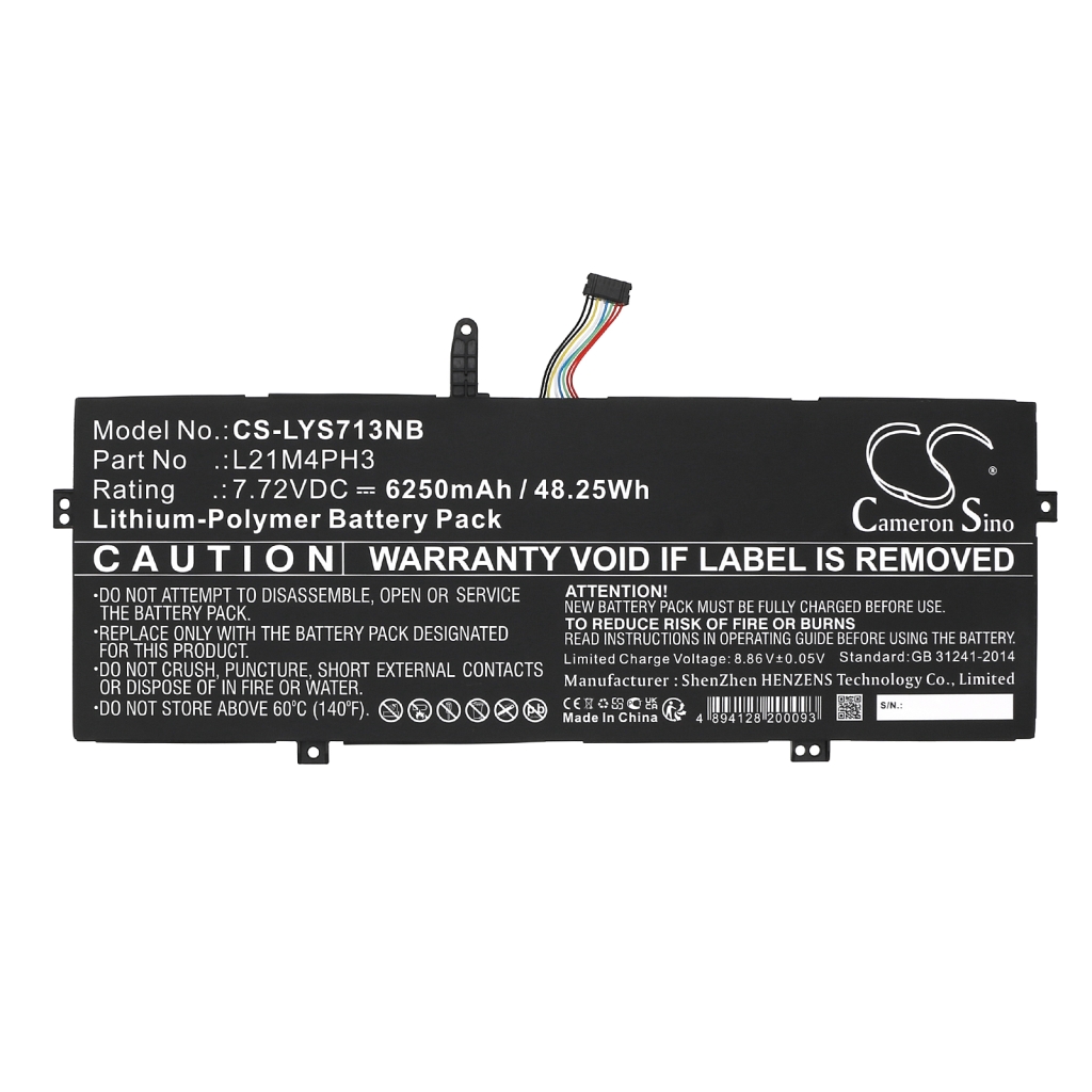 Kannettavan tietokoneen akku Lenovo CS-LYS713NB