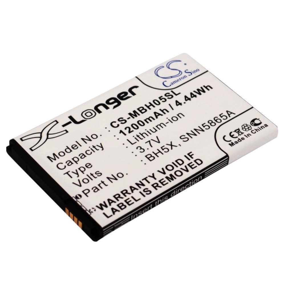 Yhteensopiva akun vaihto Motorola BH5X,SNN5865A
