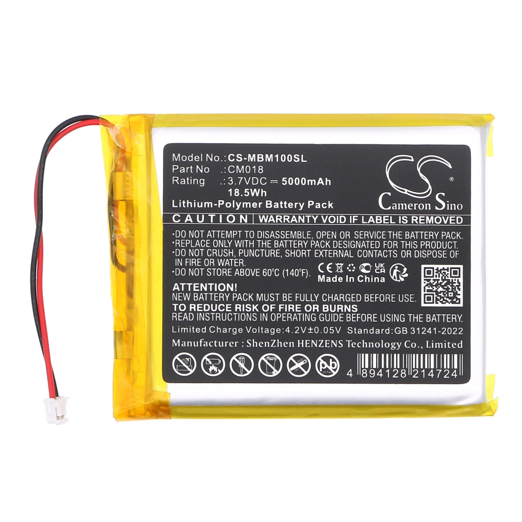 Akut Kotiturvakameran akku CS-MBM100SL